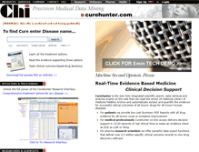 Tablet Screenshot of curehunter.com